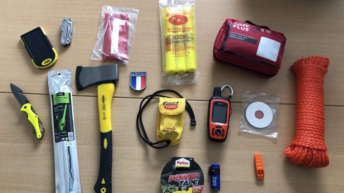 Préparations du sac de secours